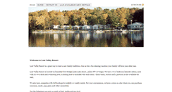 Desktop Screenshot of lostvalleyresortmn.com